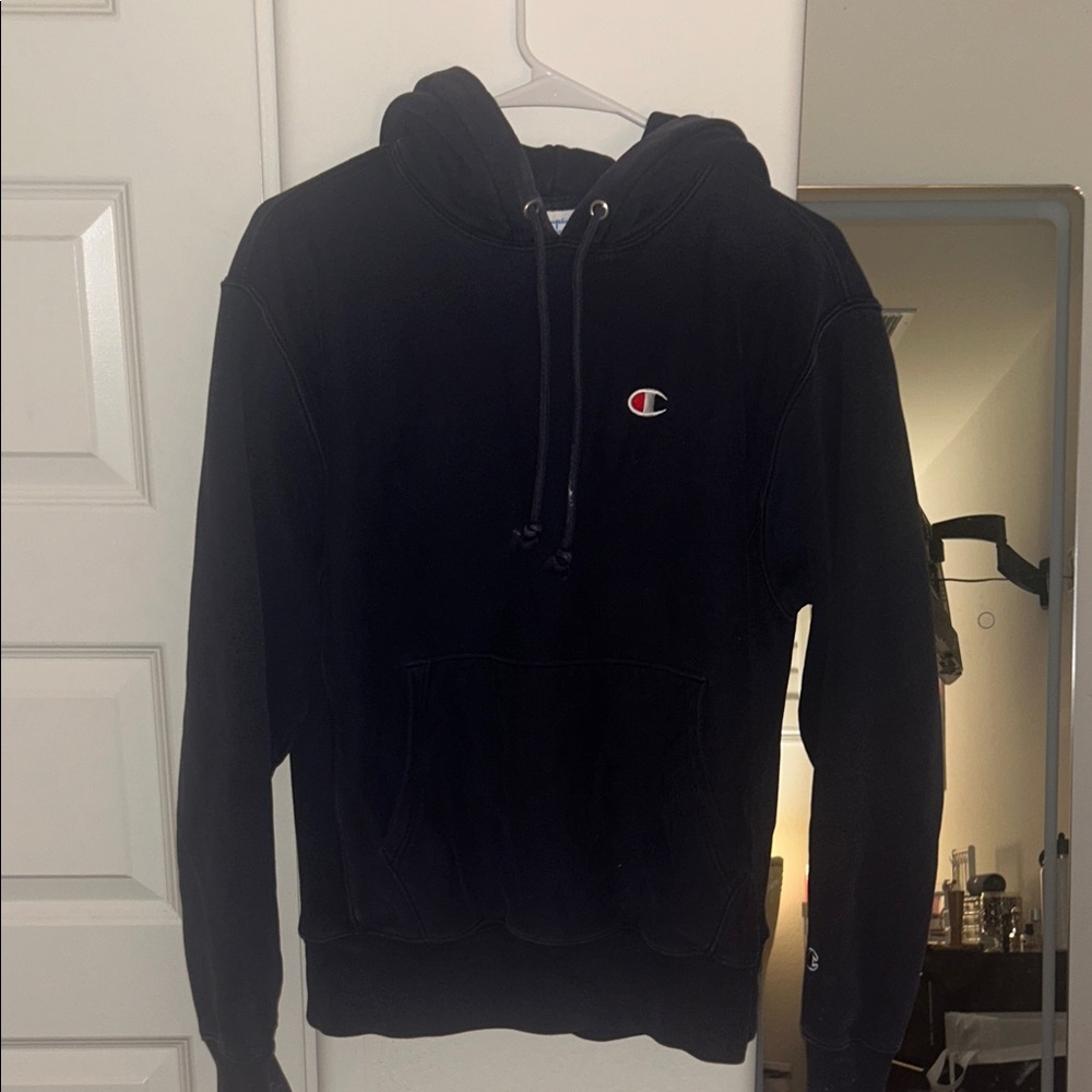 Champion Men's Navy Hoodie